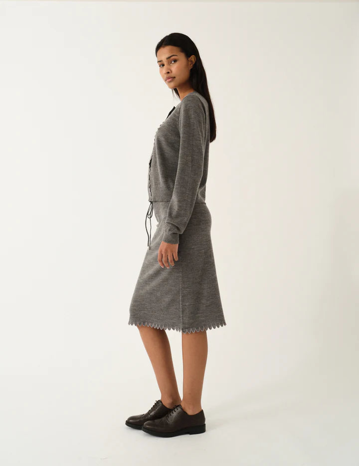 Bergen Scallop Mini Cardigan