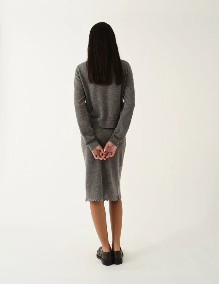 Bergen Scallop Mini Cardigan