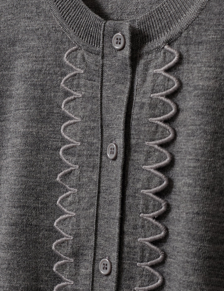 Bergen Scallop Mini Cardigan