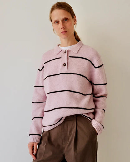 Naomi Striped Polo