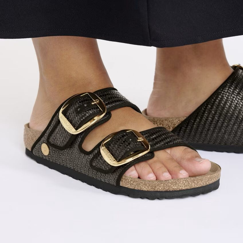 Arizona Big Buckle TEX Raffia Black