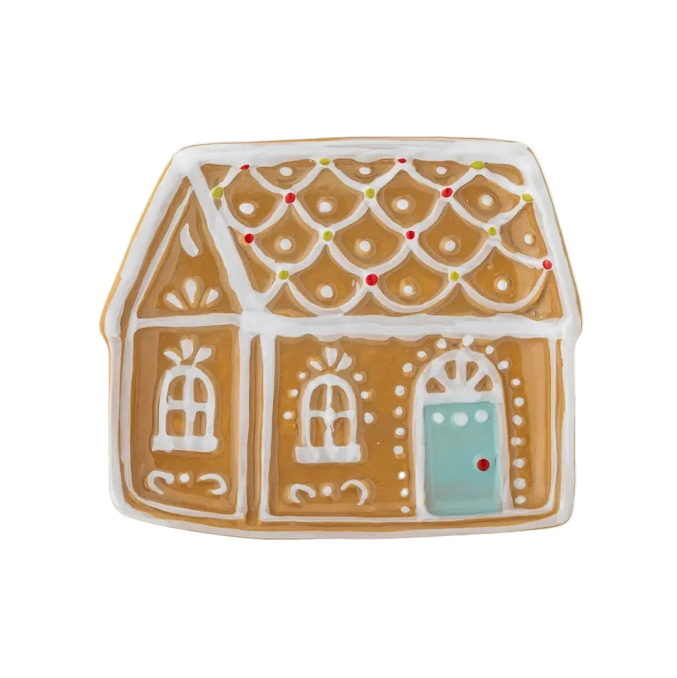 Ginnie Serving Plate - Gingerbread House