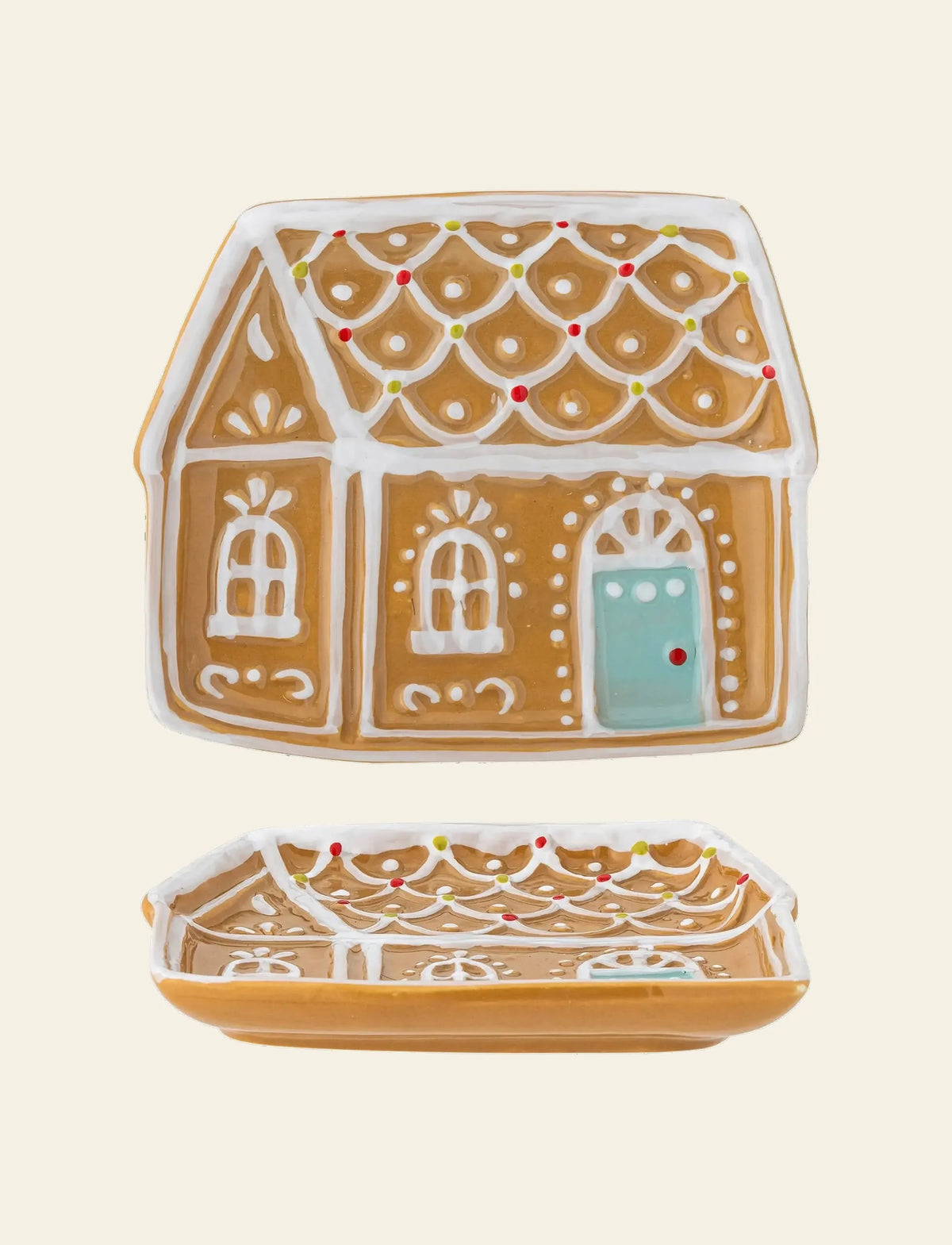 Ginnie Serving Plate - Gingerbread House