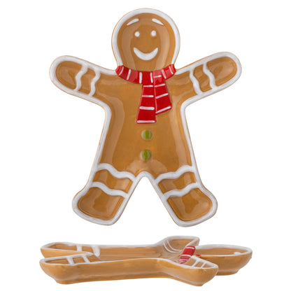 Ginnie Serving Plate - Gingerbread Man