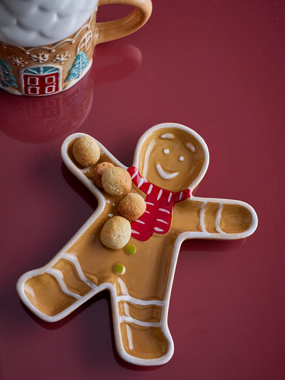 Ginnie Serving Plate - Gingerbread Man