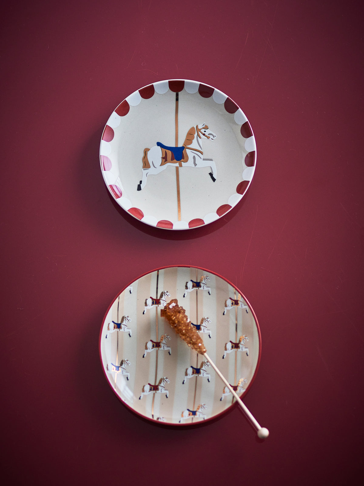 Merry-Go-Round Plate - Horses