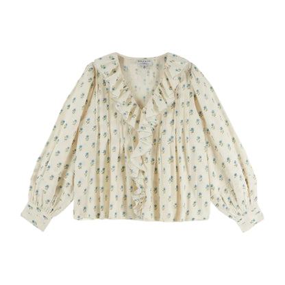Blouse Khadi Volant