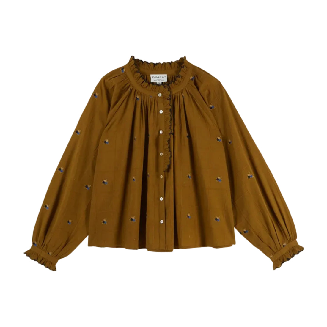 Blouse Vintage Broderie Main