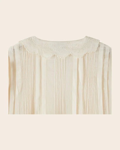 Blouse Vintage Petit Col