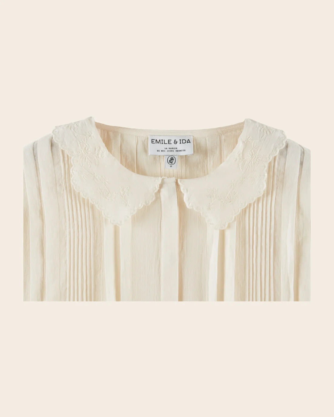 Blouse Vintage Petit Col