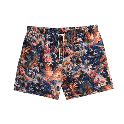Blue Forest Swim Trunk
