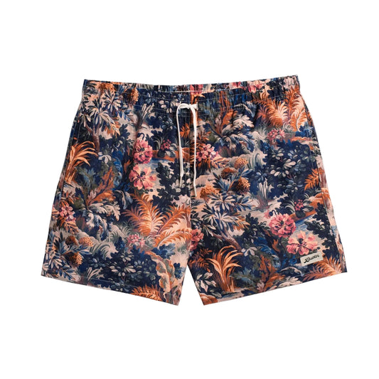 Blue Forest Swim Trunk