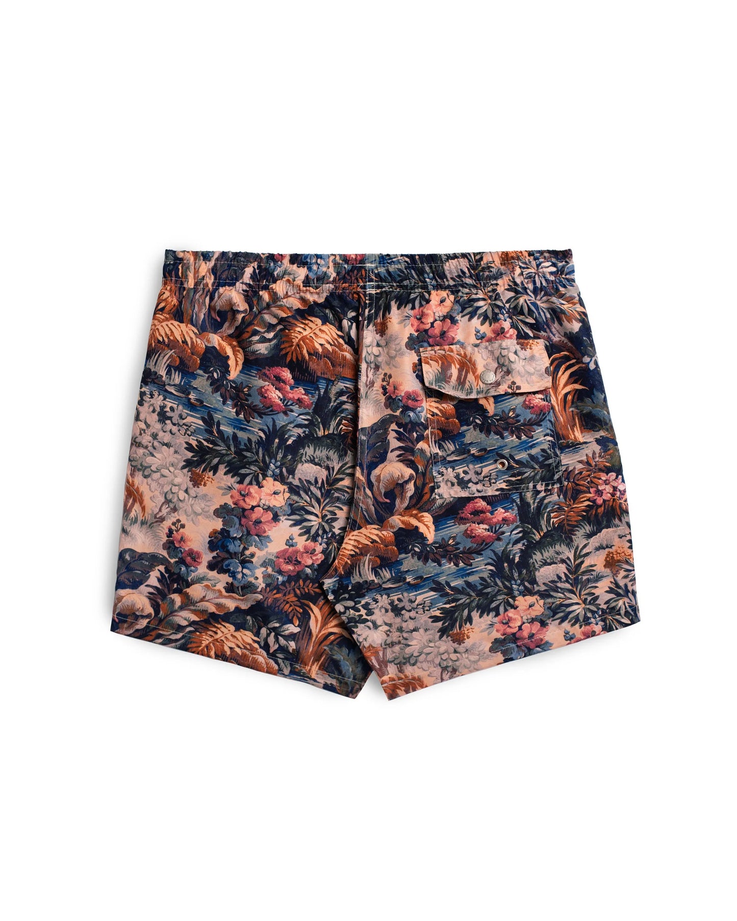 Blue Forest Swim Trunk