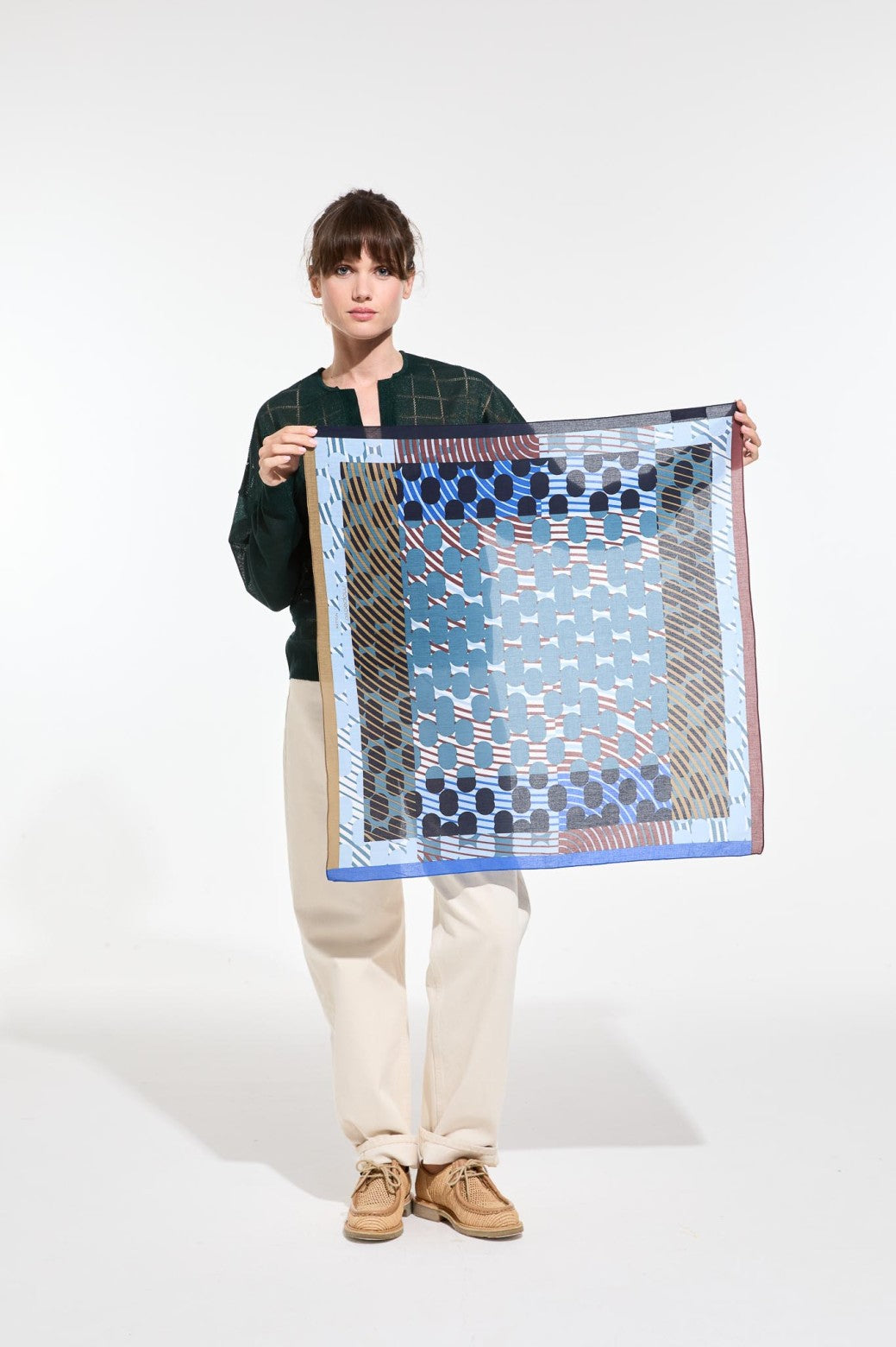 J - Blue Pollen Scarf