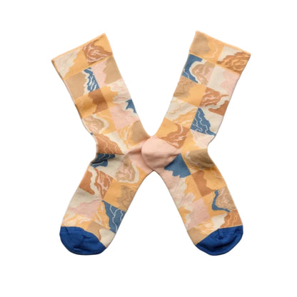 Chaussettes Carreaux Multico