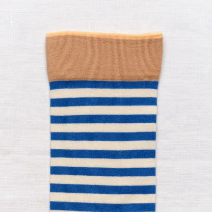 Chaussettes Rayures Cobalt