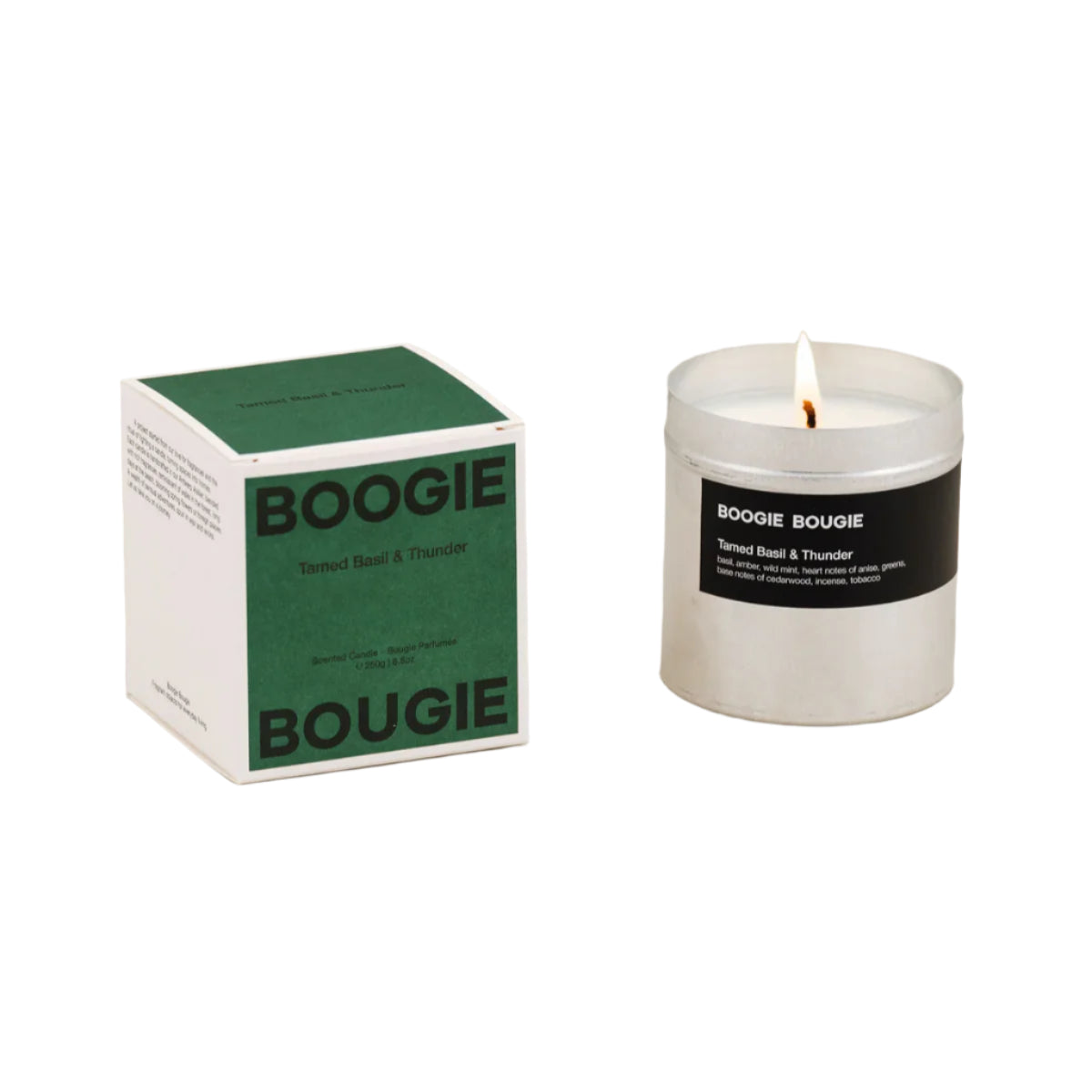 Scented Candle - Tamed Basil & Thunder 250g