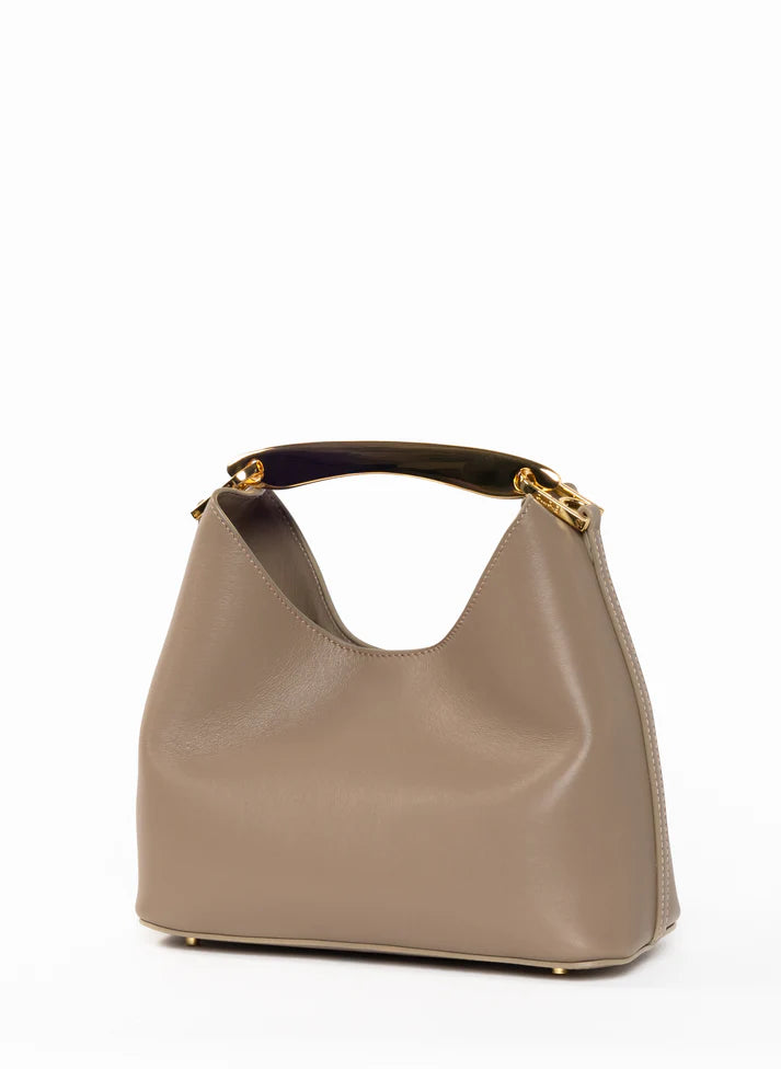 Boomerang Small Leather Bag