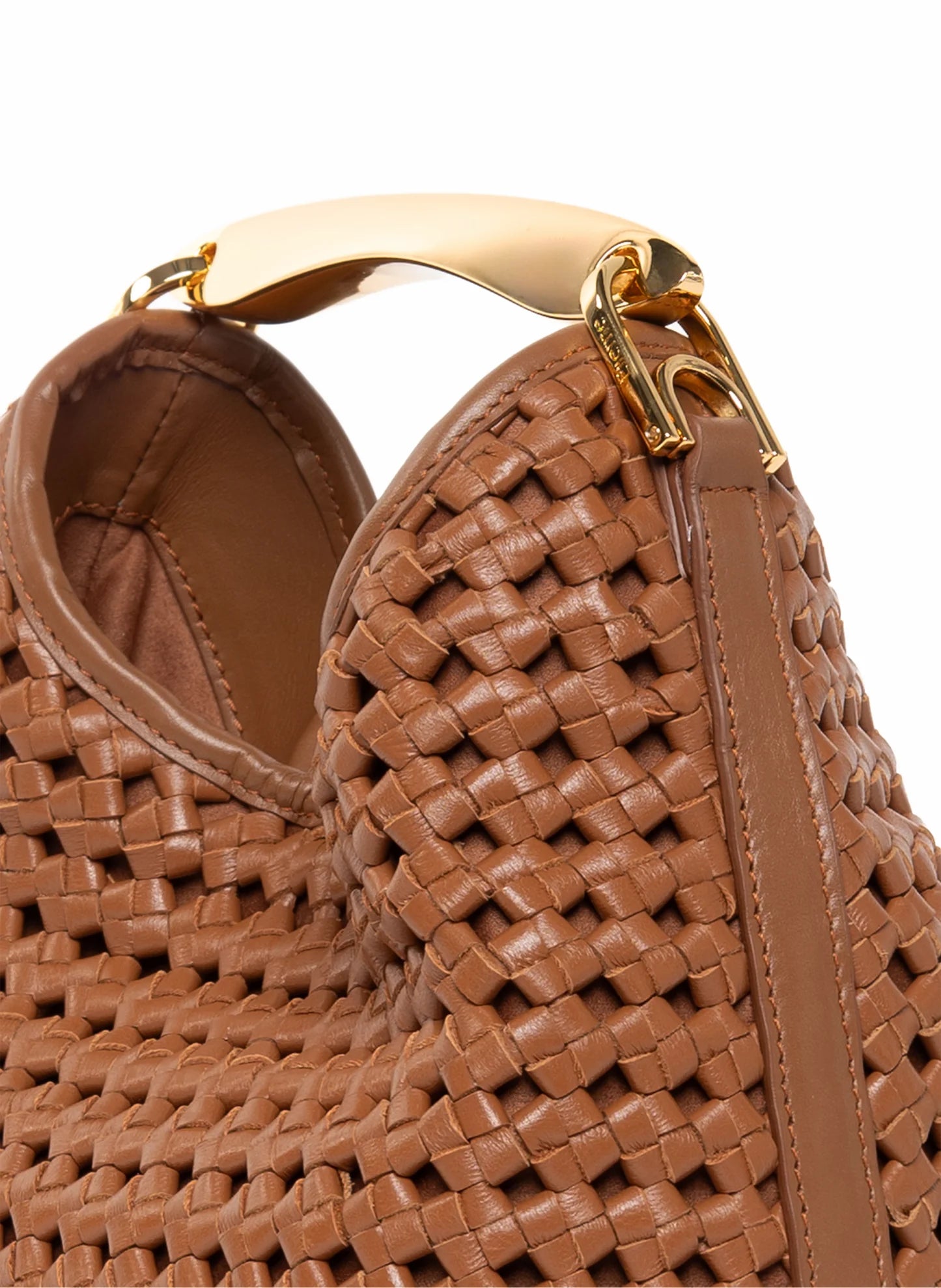 Boomerang Woven Leather