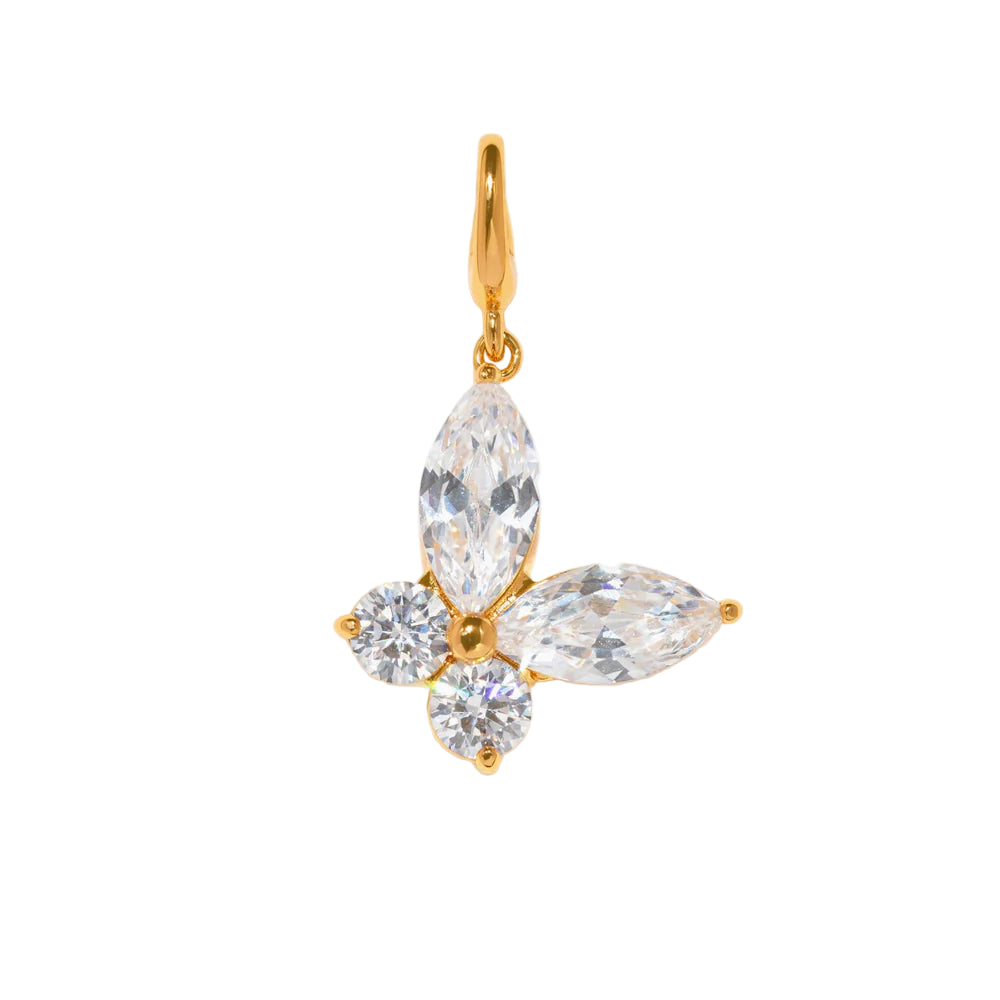Butterfly Gem Bag Charm