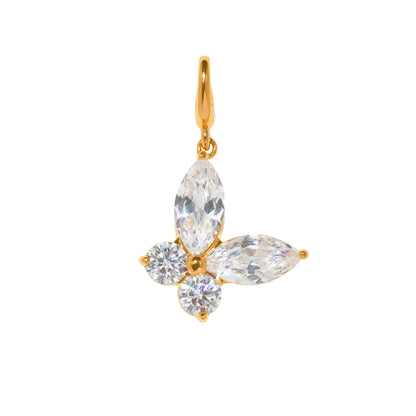 Butterfly Gem Bag Charm