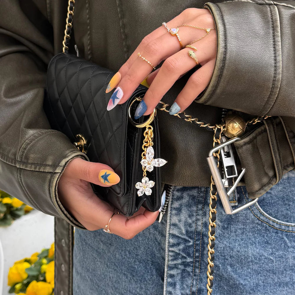 Butterfly Gem Bag Charm