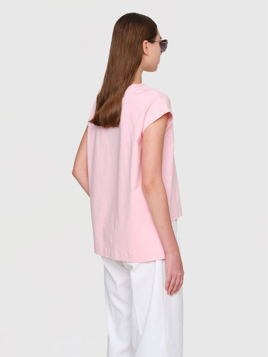 MIAMI Organic Cotton Jersey Top Pink