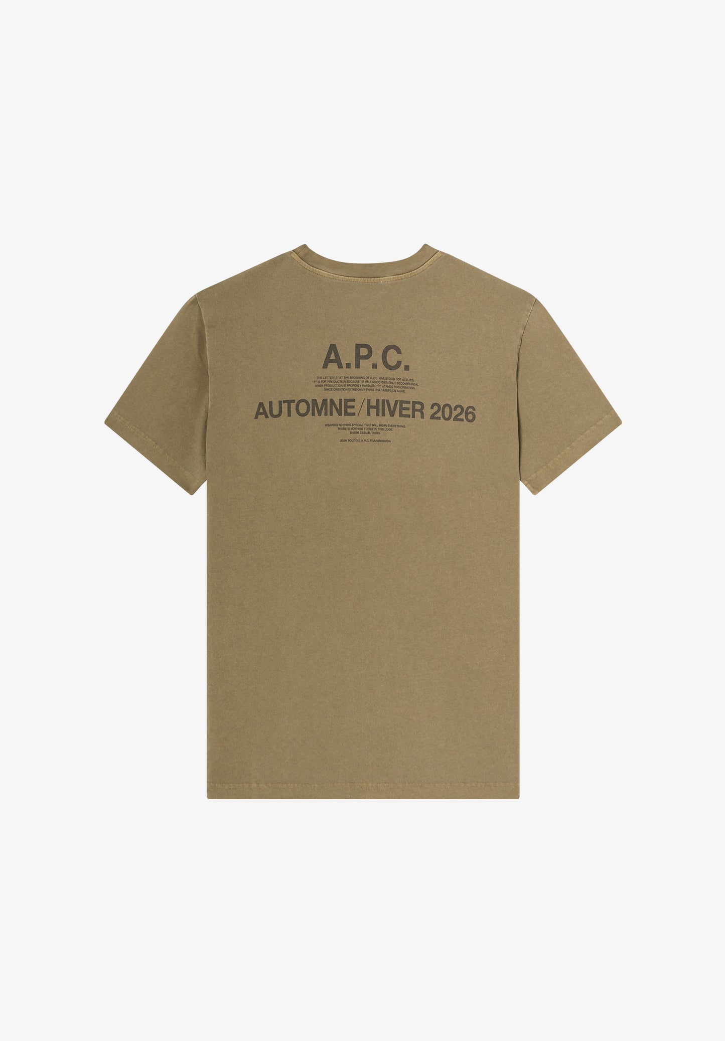 T-Shirt Apc Automne26