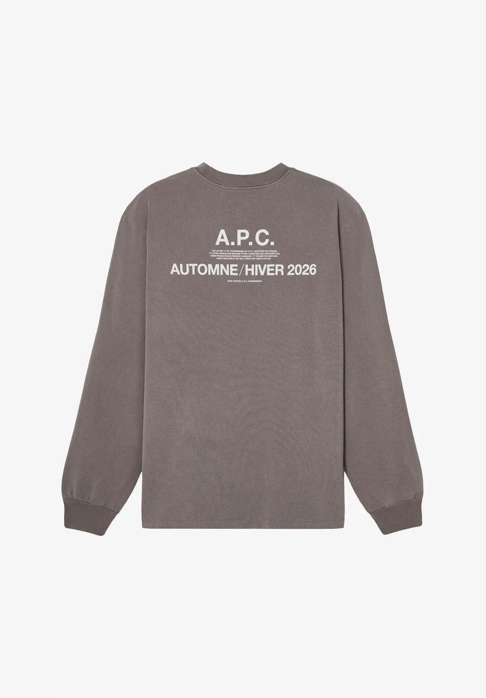 T-Shirt Manches Longues Apc Hiver 26