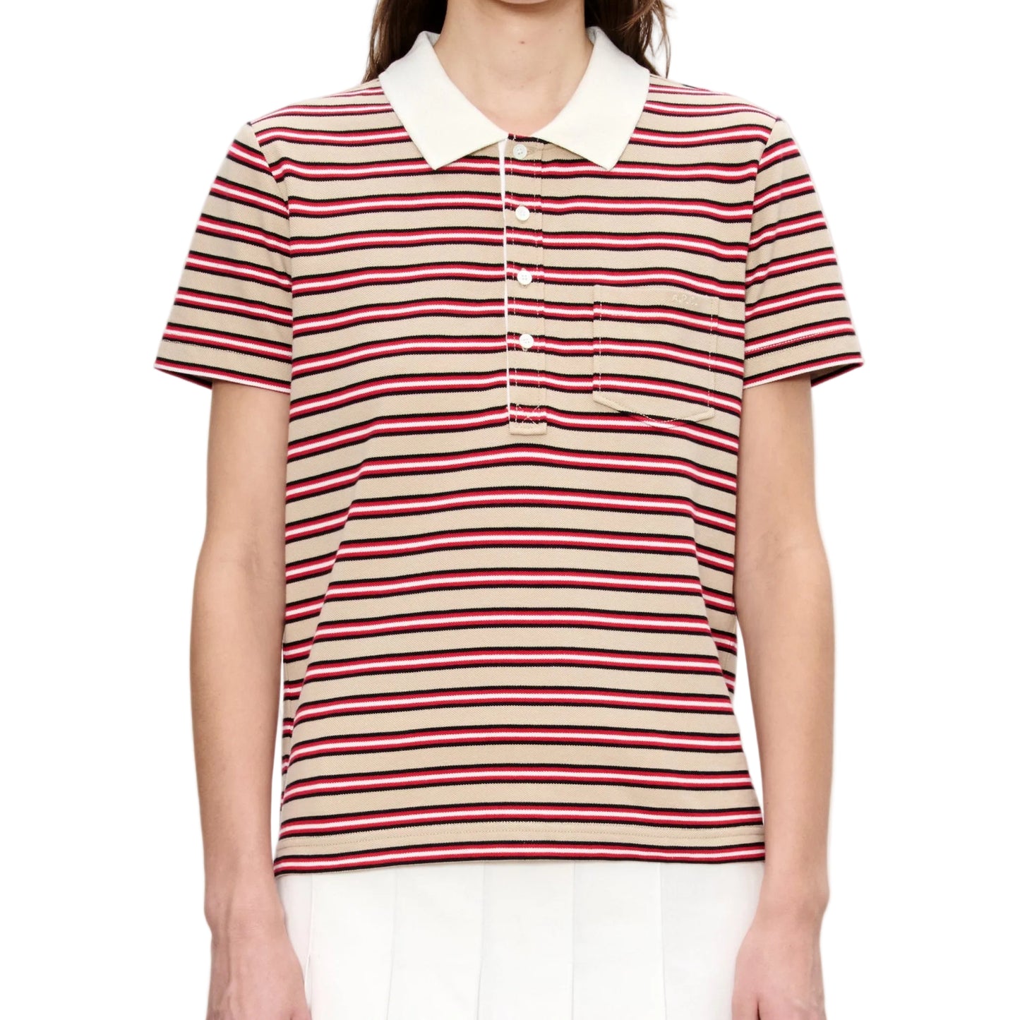 Polo Manches Courtes Rayee
