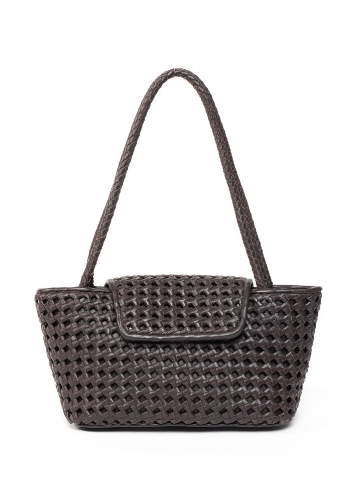 Courrier Tote Woven Leather