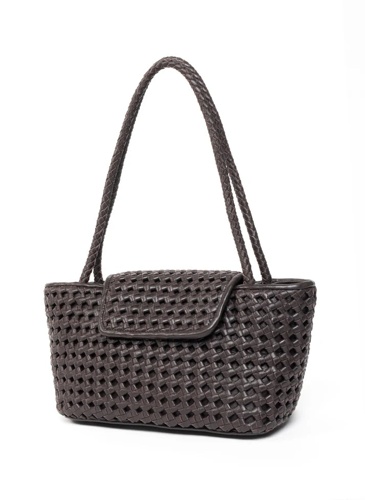 Courrier Tote Woven Leather