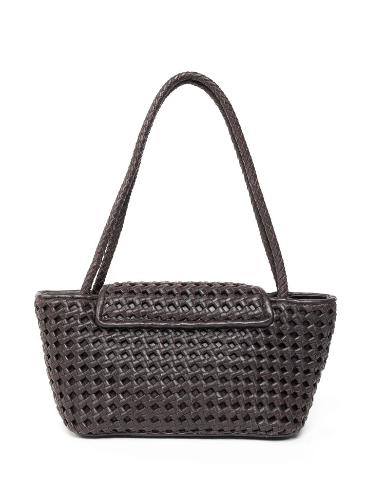 Courrier Tote Woven Leather