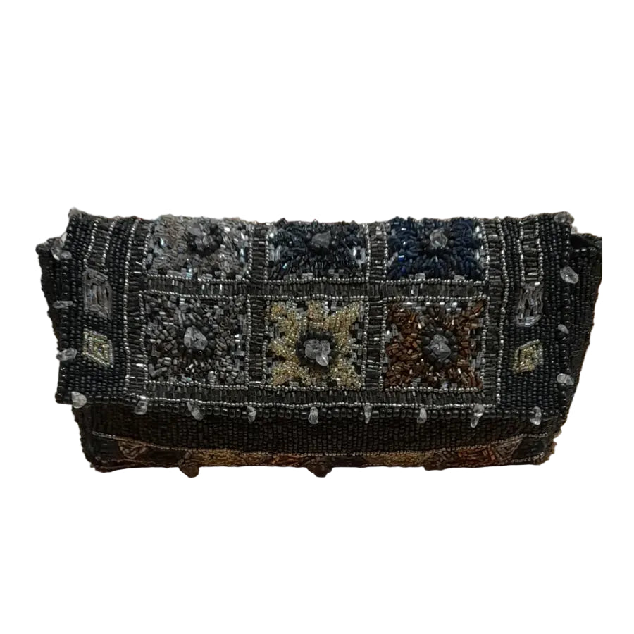 (CO) Loto - Cotton Clutch With Beads Embroidery