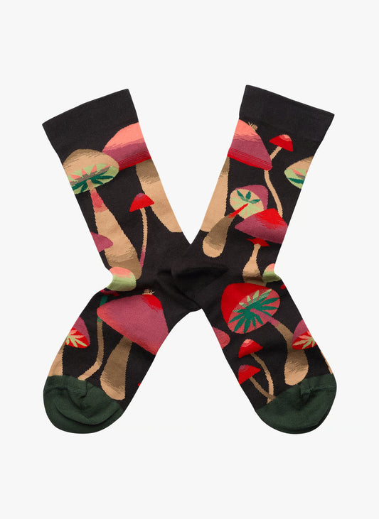 Chaussette Champignons Faux