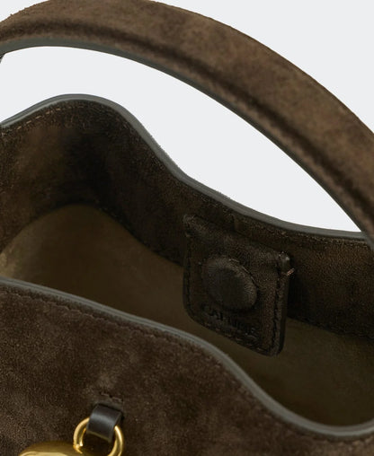 Mini Egg Bucket Burnt Umber(Suede)