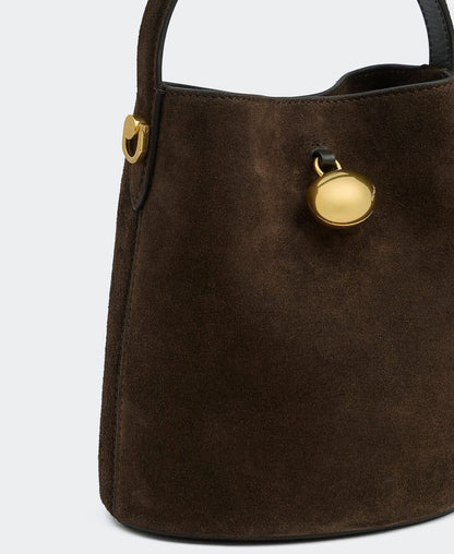 Mini Egg Bucket Burnt Umber(Suede)