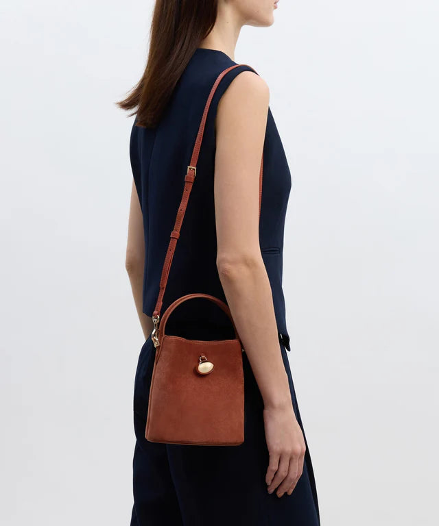 Mini Egg Bucket Terracotta(Suede)