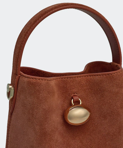 Mini Egg Bucket Terracotta(Suede)