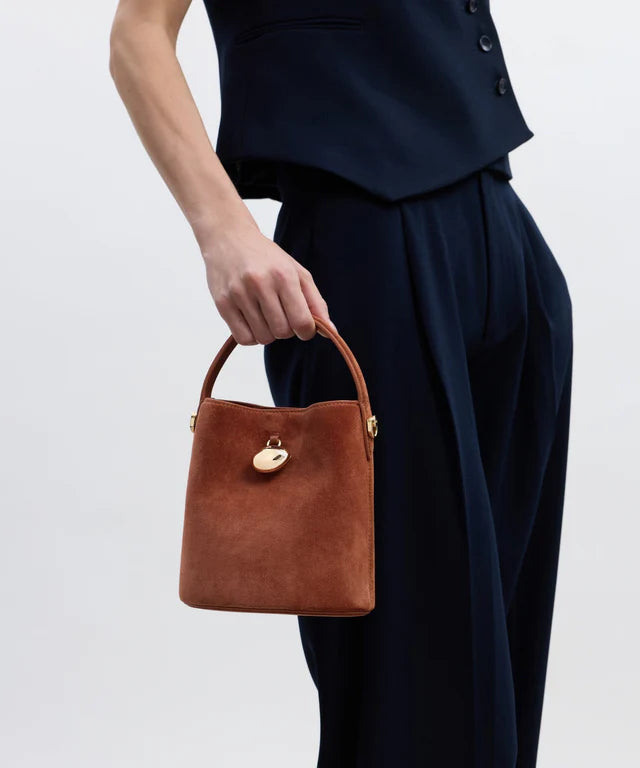 Mini Egg Bucket Terracotta(Suede)