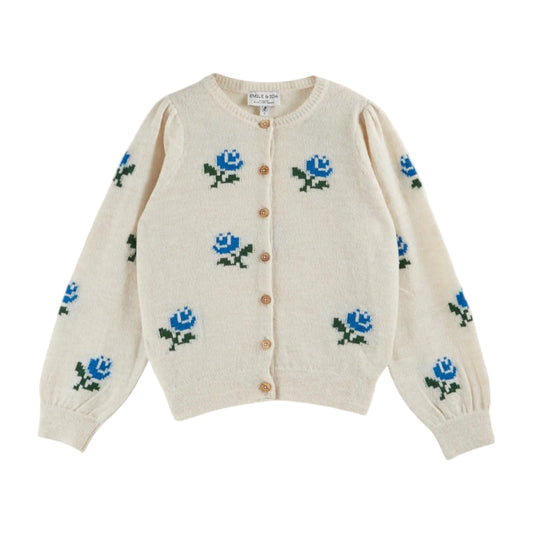 Cardigan Fleurs