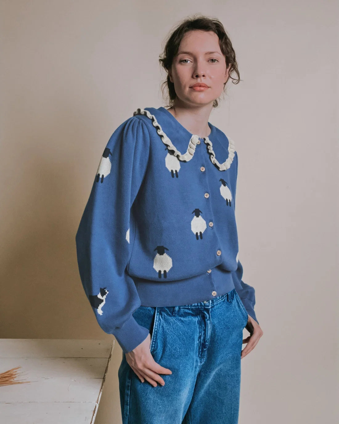 Cardigan Mouton Intarsia