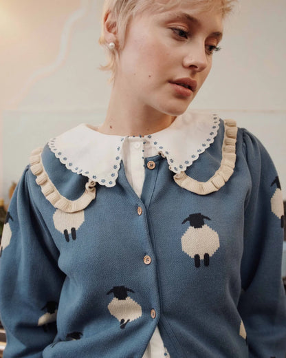 Cardigan Mouton Intarsia