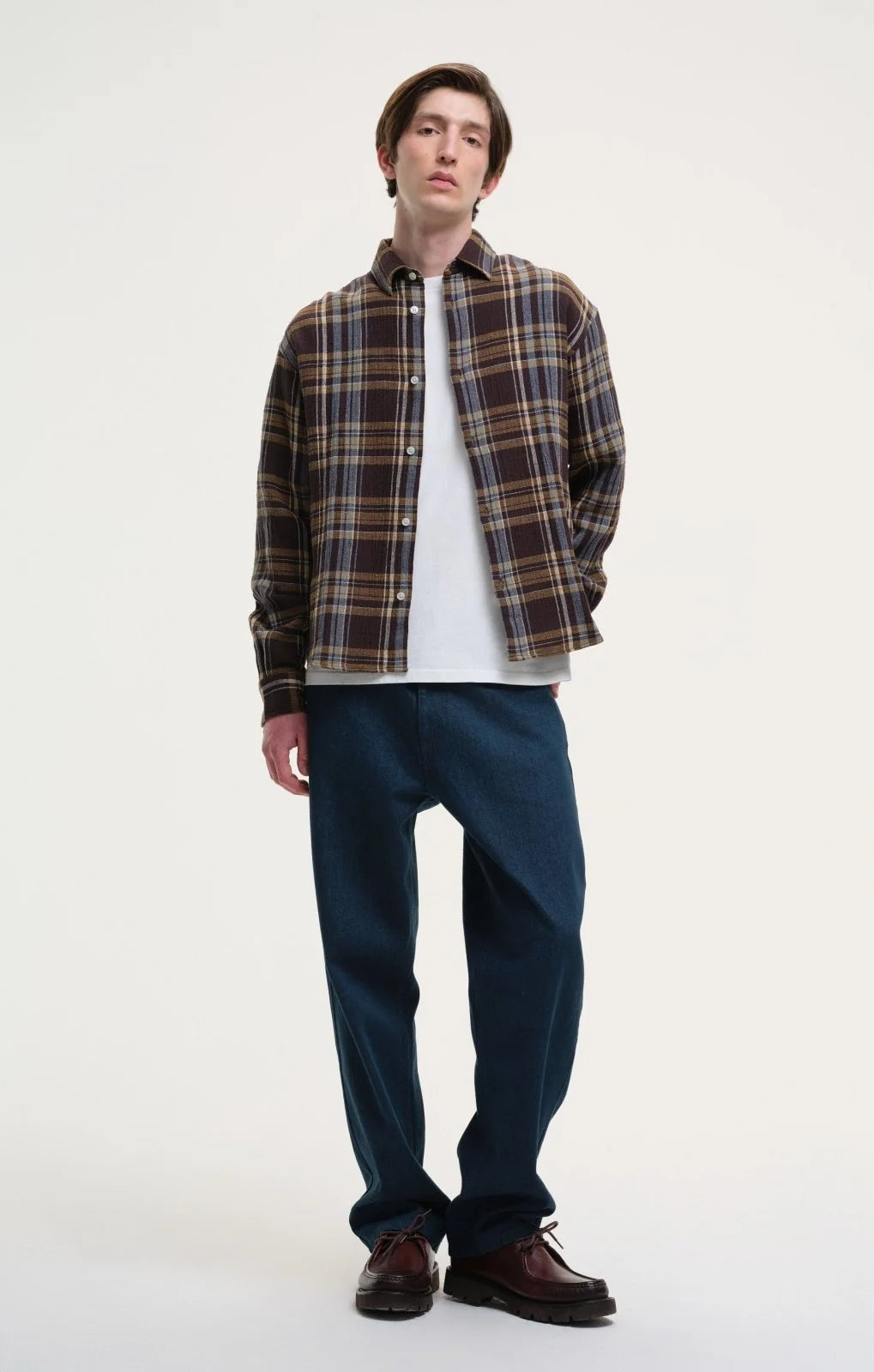 Boxy Fit Check Shirt