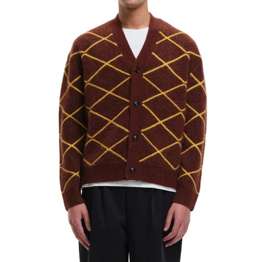 Patterned Knit Cardigan