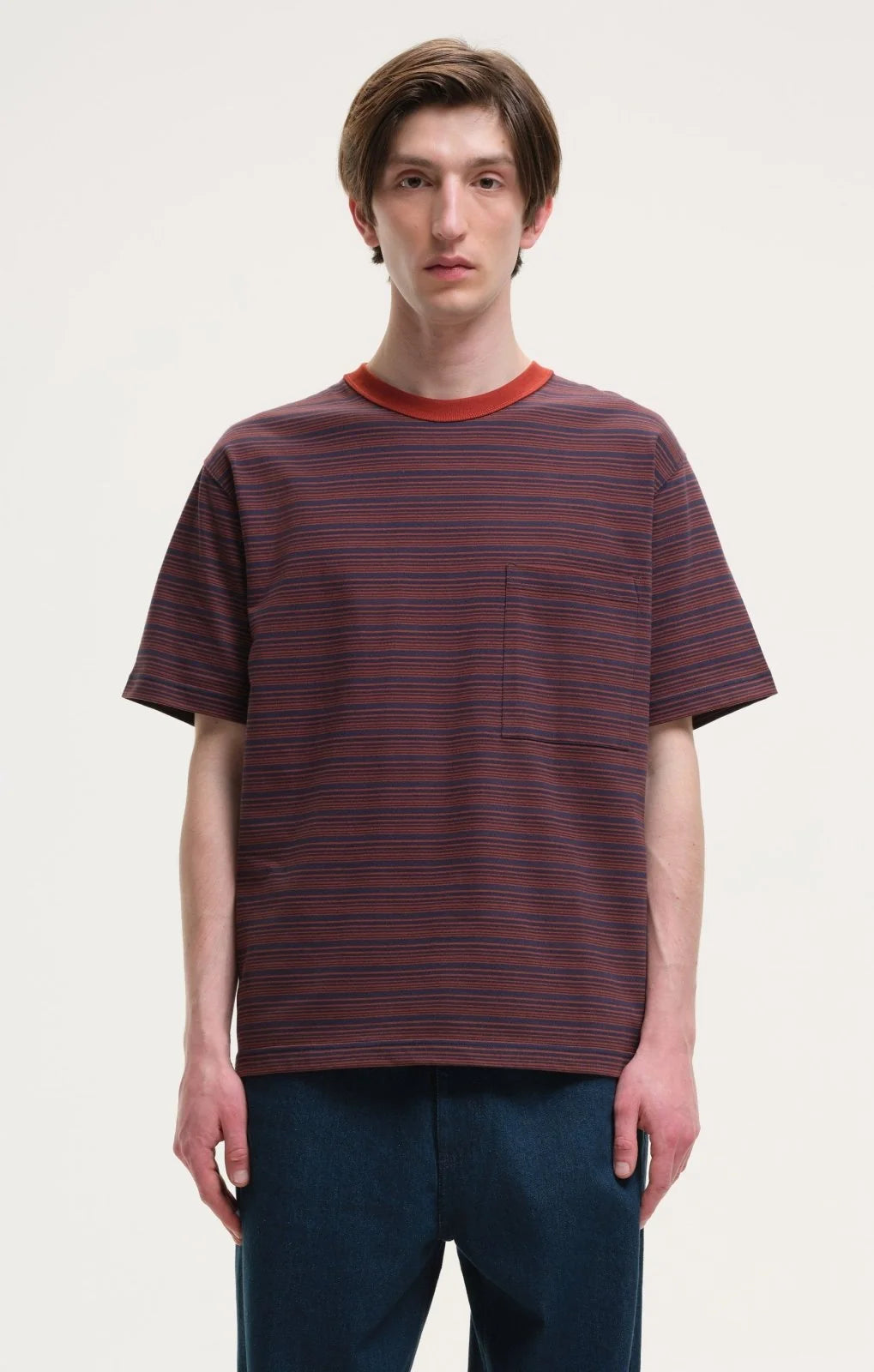 Short Sleeve Stripe Tee