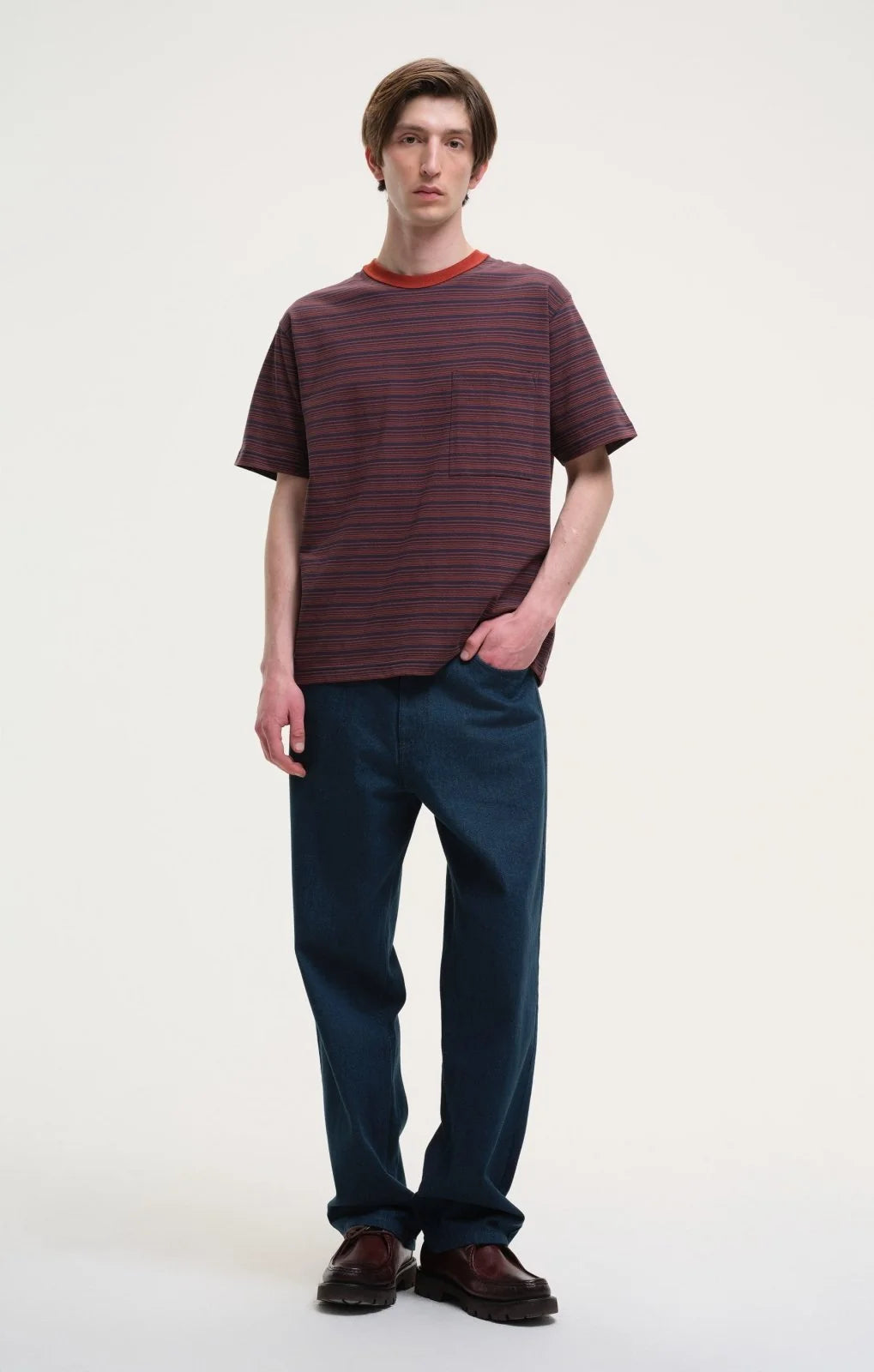 Short Sleeve Stripe Tee
