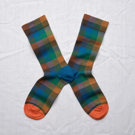 Chaussette Carreaux Mykonos