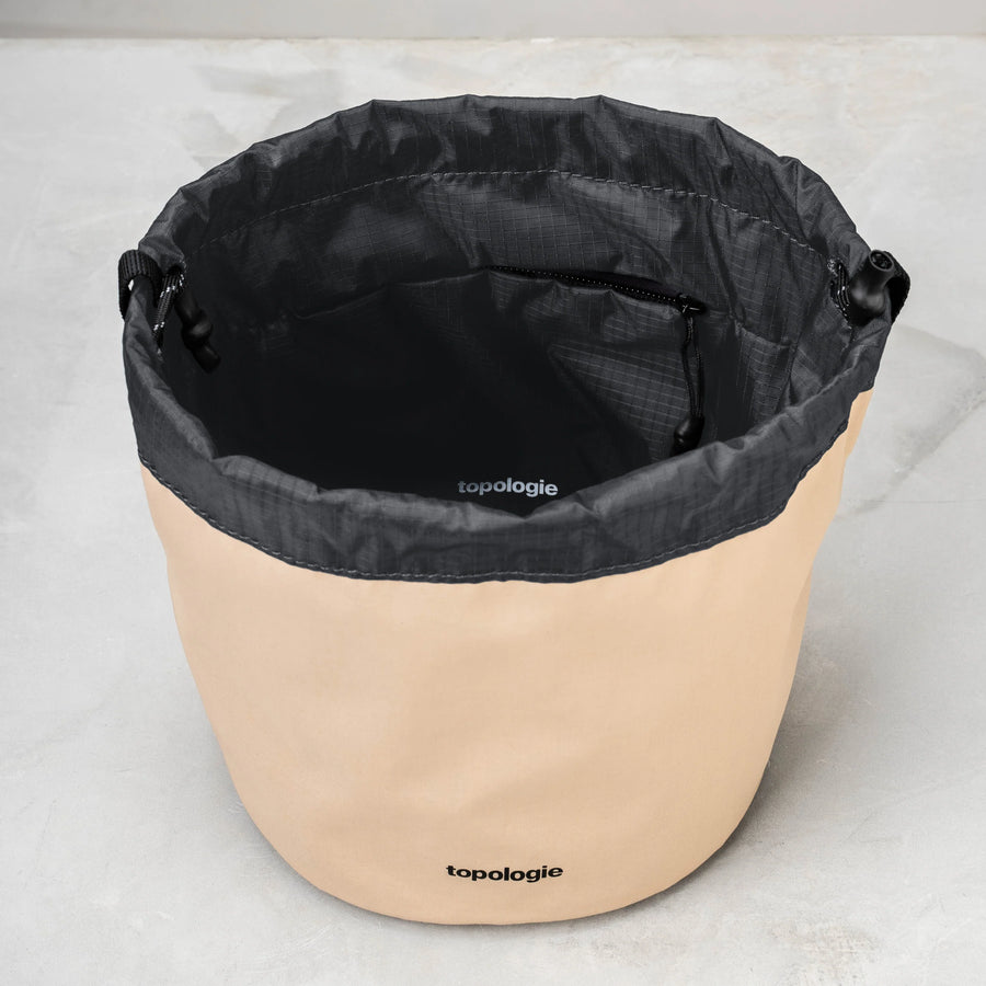 Wares Bags Reversible Bucket Black Light + Satin