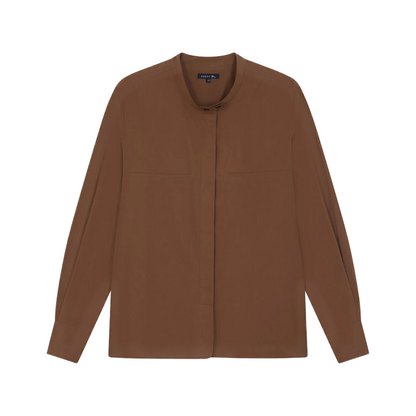 Vesta Shirt Marron Glace